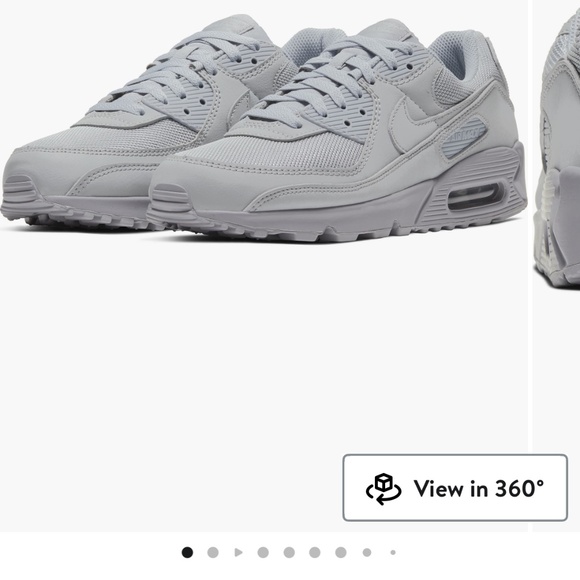 Nike 11.5 men’s Air Max 90 wolf gray sneakers tennis shoes main image 4